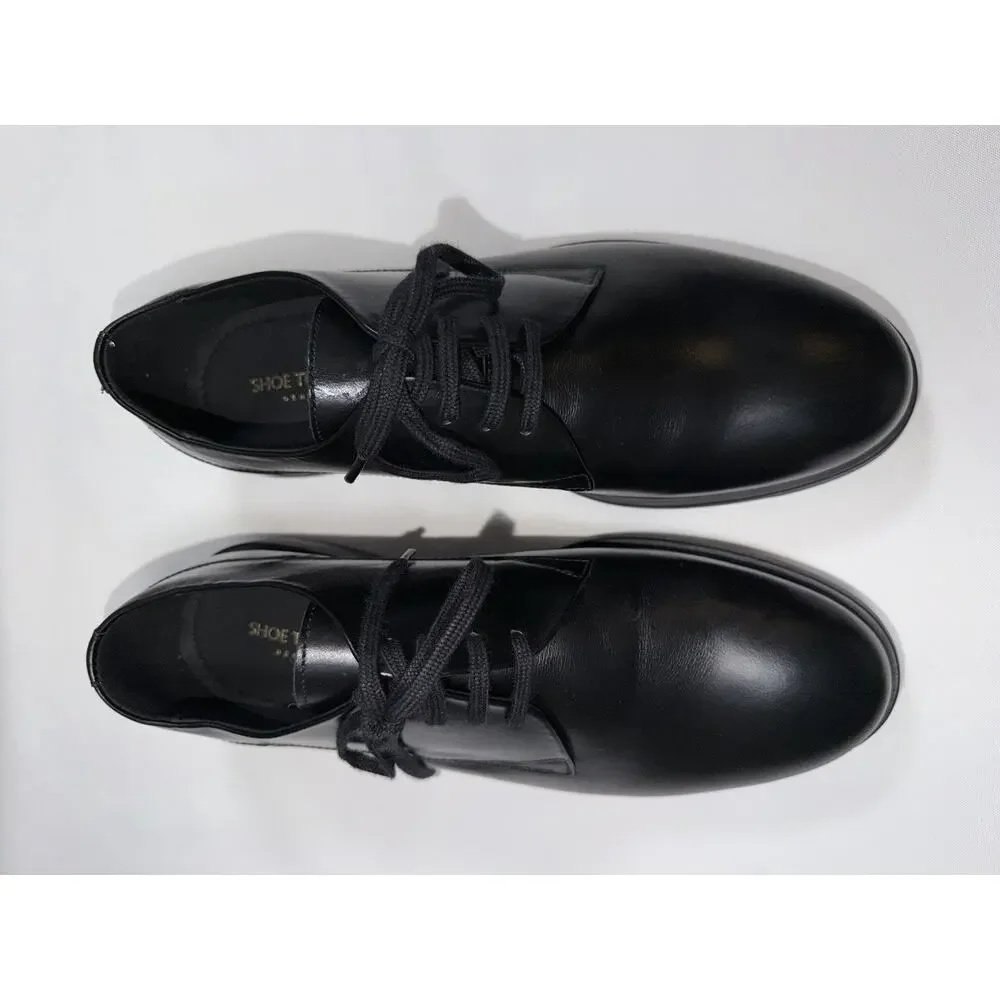 NWOT Shoe The Bear Copenhagen Men’s Size 40 / US 8 Black Leather Oxford Shoes